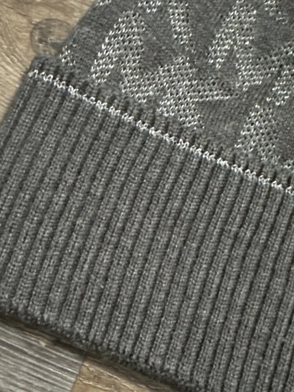 NWT Michael Kors All Over Shimmer MK Monogram Logo Knit Cuffed Beanie MSRP $48